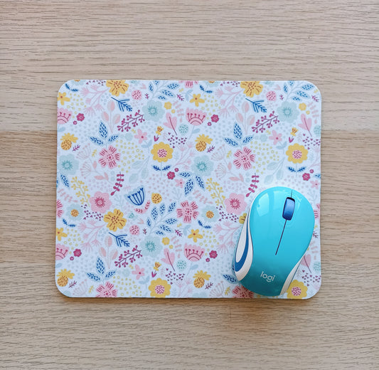 Mousepad Floral Pastel